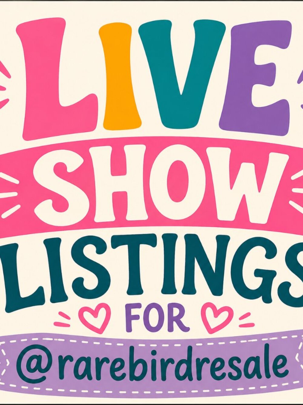 Live Show - Unlisted Inventory
